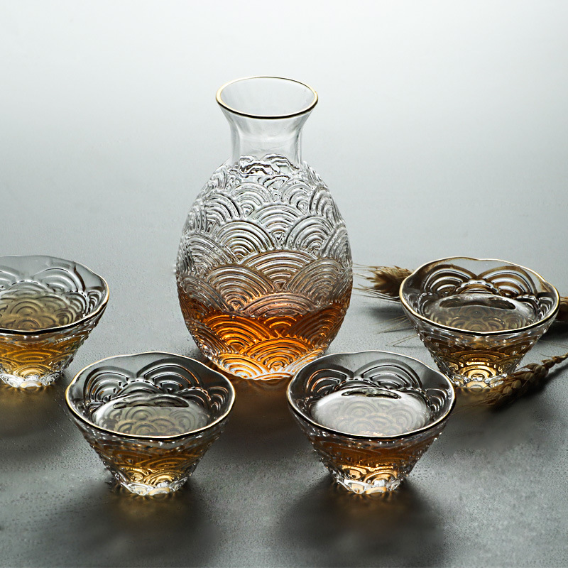 Home Bar Set - ชุดหม้อสาเกญี่ปุ่นพร้อมแก้ว ชุดแก้วไวน์ แก้วดื่ม ชุดภาชนะสำหรับดื่มเครื่องดื่ม อุปกรณ์บาร์