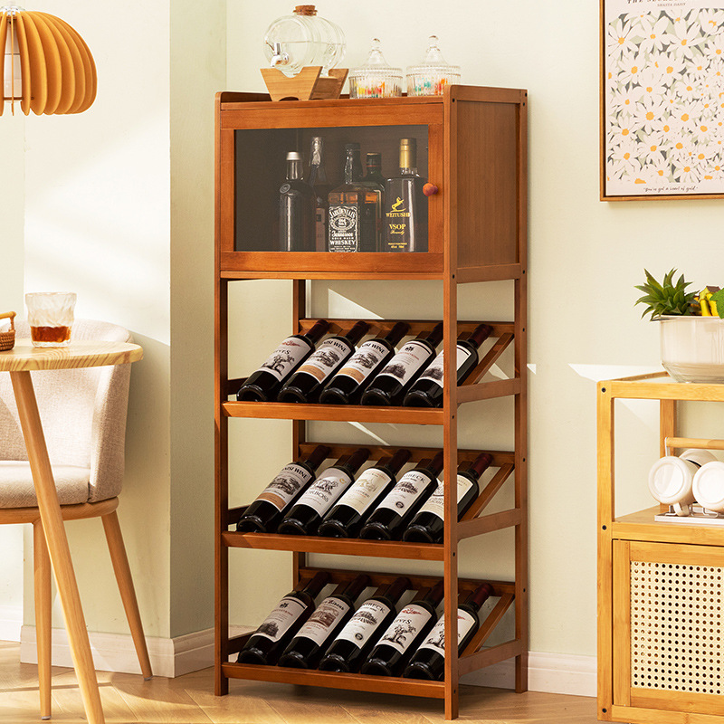 ไม้ไผ่ชั้นวางไวน์ 3/4 ชั้นอิสร - Home Bar Shelves บทวิจารณ์และราคา