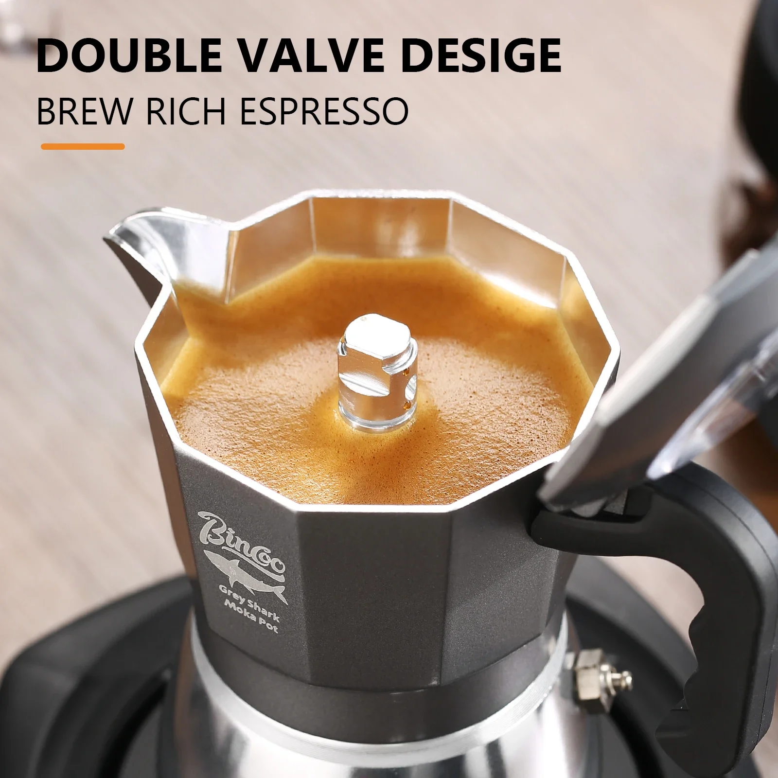 หม้อกาแฟโมก้าพอต Bincoo 2 ถ้วย - Home Barista บทวิจารณ์และราคา