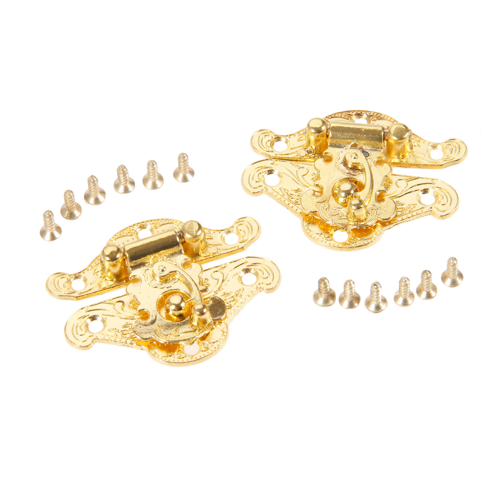 DRELD 2Pcs ทองโบราณกล่อง Latch - Bar Cart Gold บทวิจารณ์และราคา