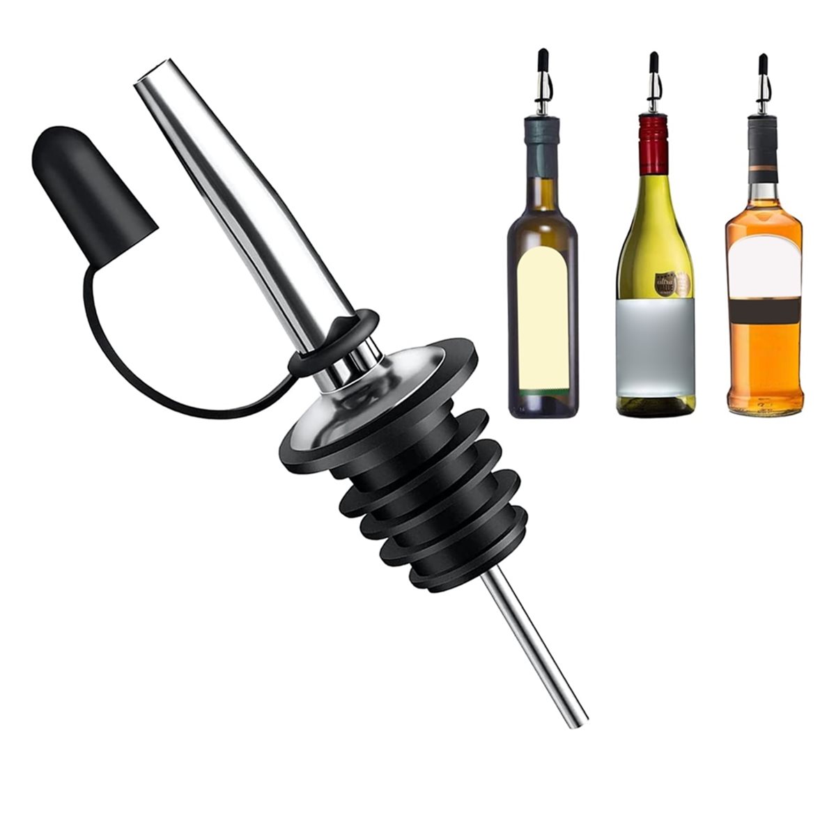 2026 ชุดใหม่ 24 ชิ้น หัวเทเหล้ - Speed Pourer Cap บทวิจารณ์และราคา