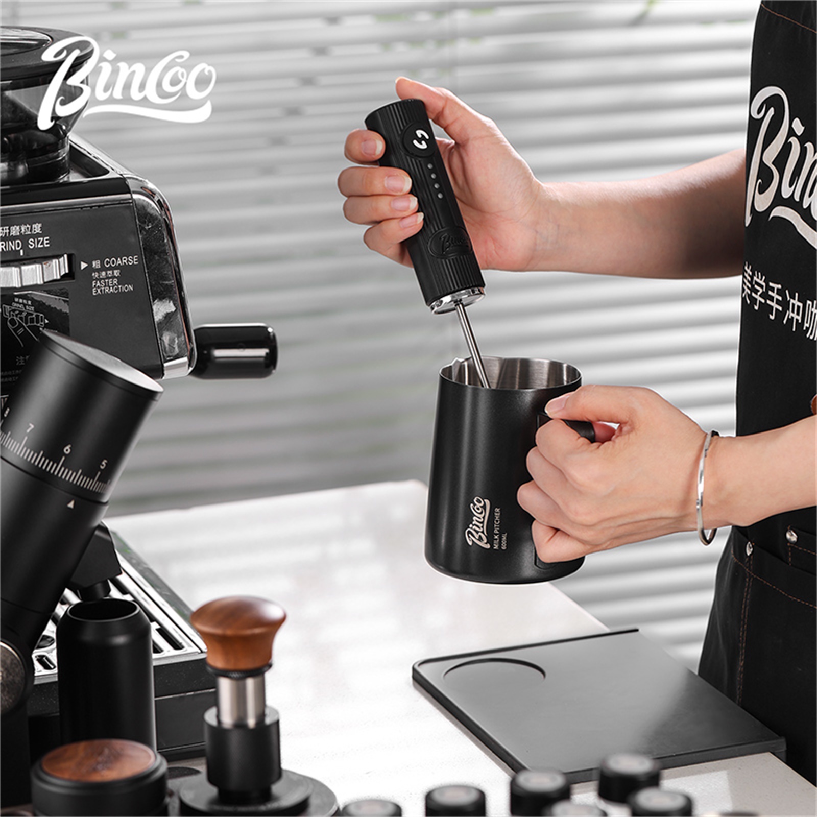 เครื่องตีฟองนมไฟฟ้า Bincoo สำห - Home Barista บทวิจารณ์และราคา