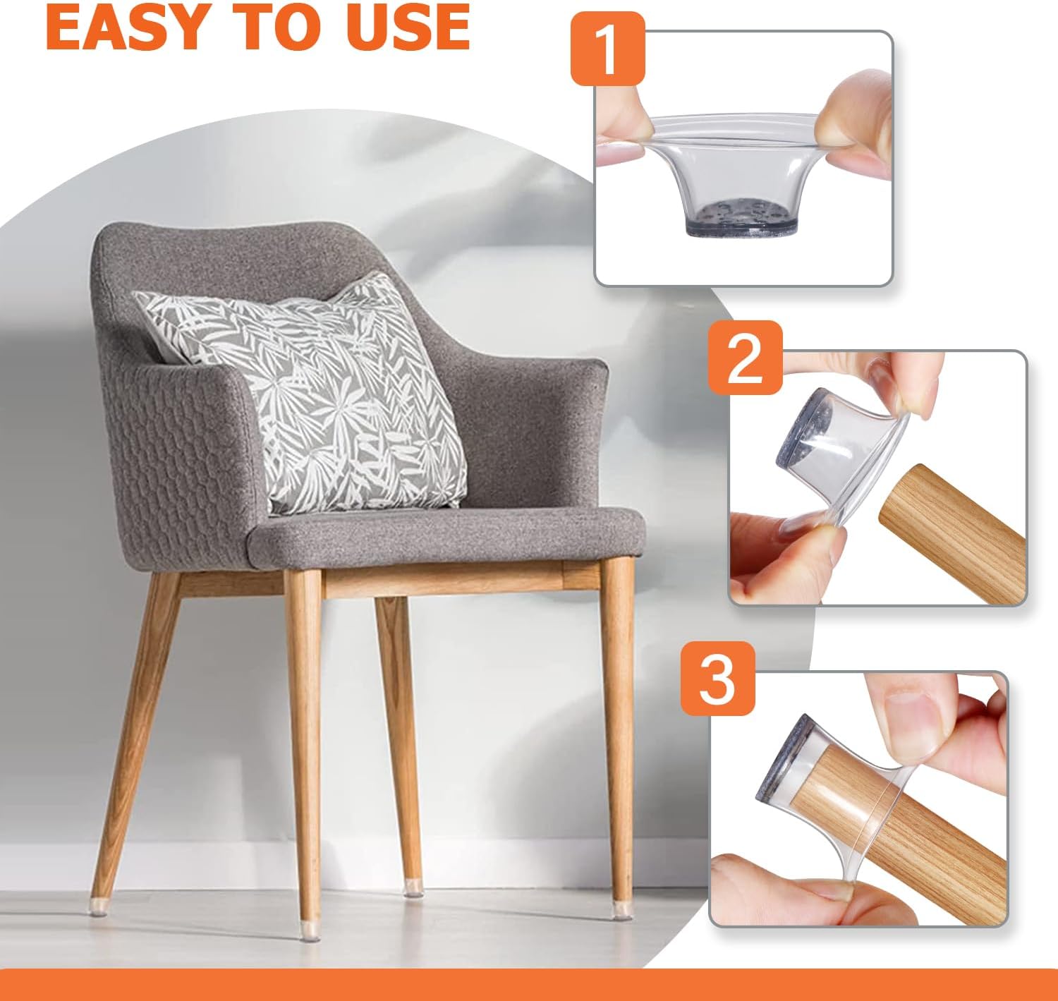 ปลอกซิลิโคนป้องกันพื้นสำหรับขา - Home Bar Stools บทวิจารณ์และราคา