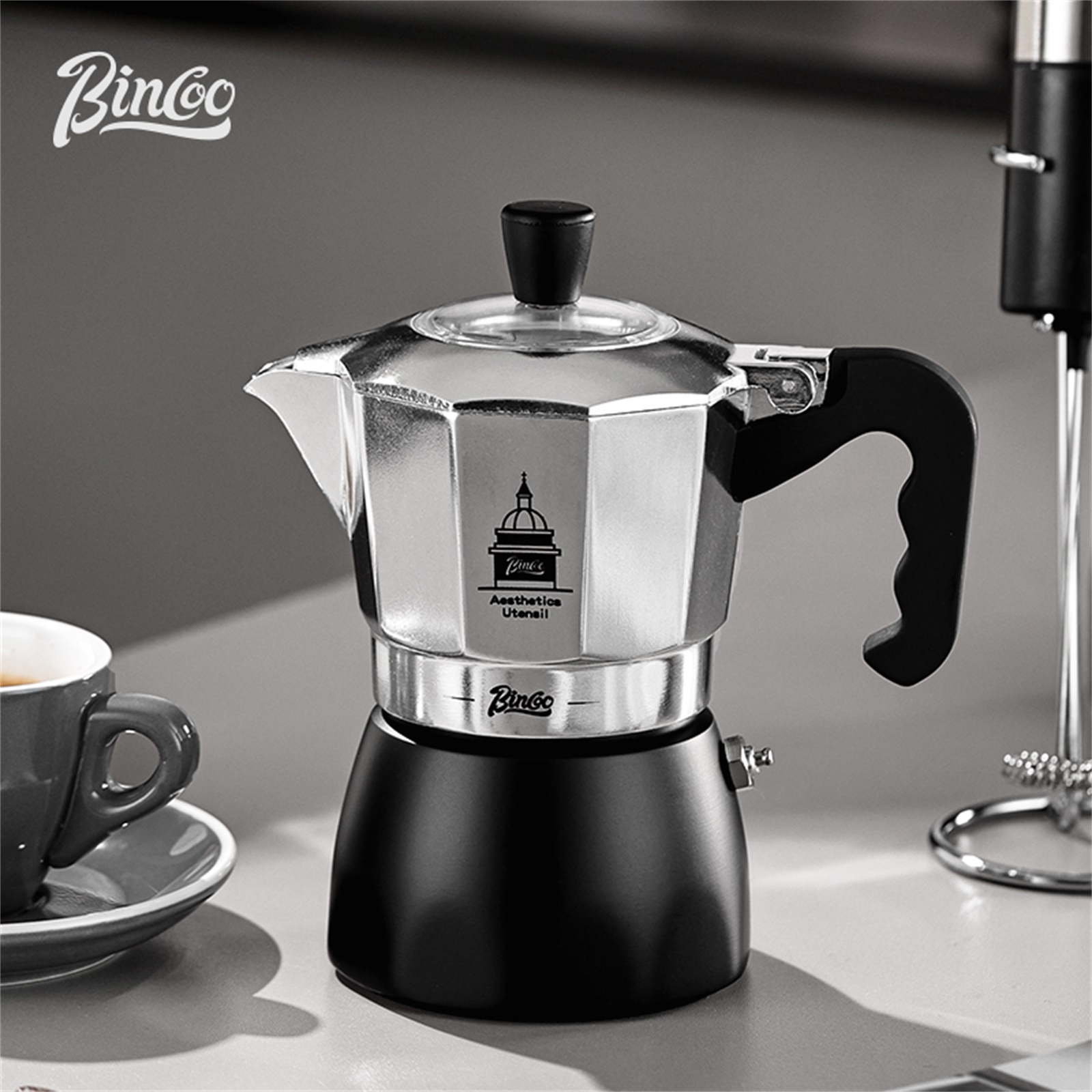 BINCOO วาล์วคู่ Moka Pot,Espre - Home Barista บทวิจารณ์และราคา