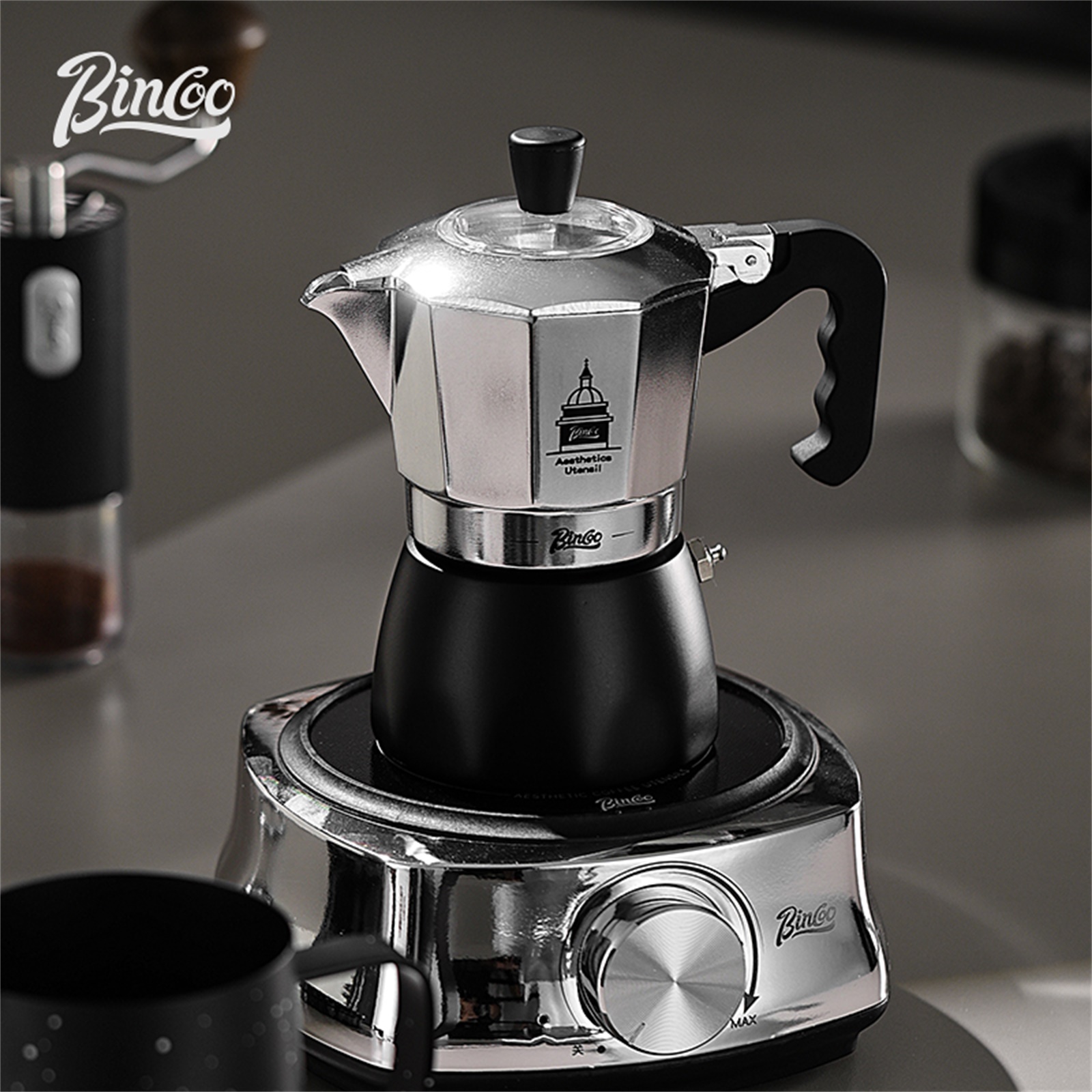 BINCOO วาล์วคู่ Moka Pot,Espre - Home Barista บทวิจารณ์และราคา