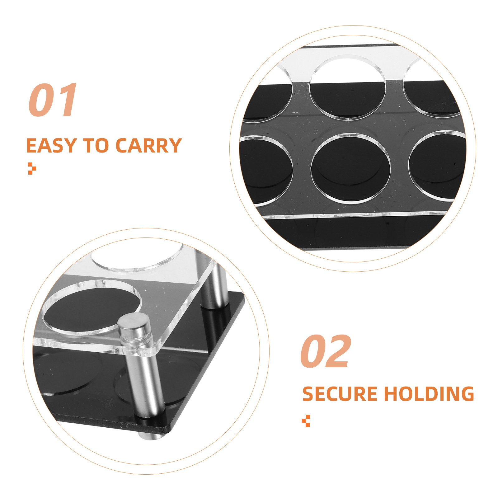 ที่วางแก้วช็อต 6 ช่อง ถาดอะคริ - Home Bar Stand บทวิจารณ์และราคา