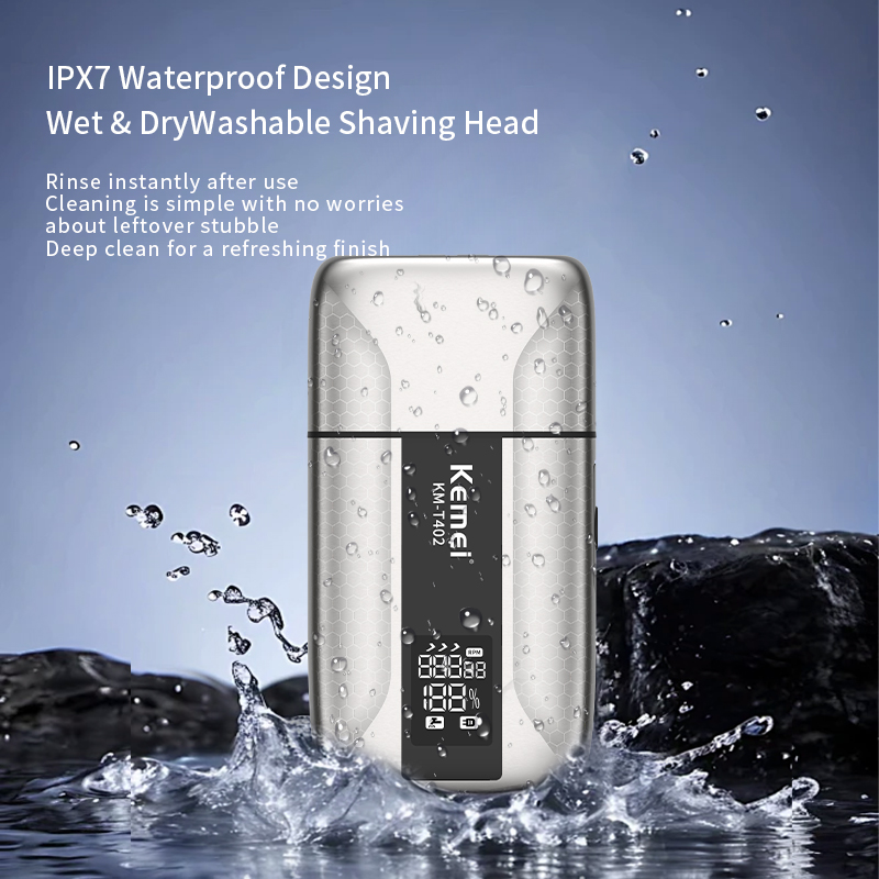 เครื่องโกนหนวดไฟฟ้า Kemei T402 - Speed Pourer Cap บทวิจารณ์และราคา