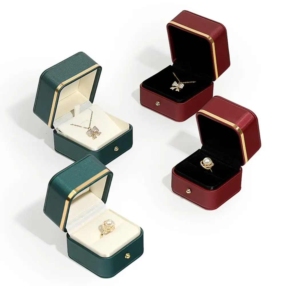 กล่องใส่แหวนหนัง PU ทรงสี่เหลี - Bar Cart Gold บทวิจารณ์และราคา