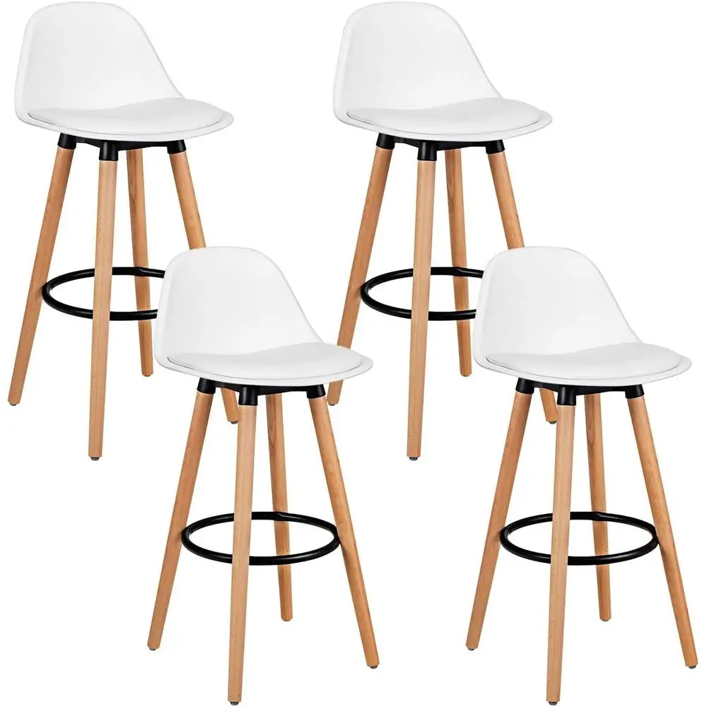 ชุดเก้าอี้บาร์ 4 ตัวพร้อมเบาะห - Home Bar Stools บทวิจารณ์และราคา