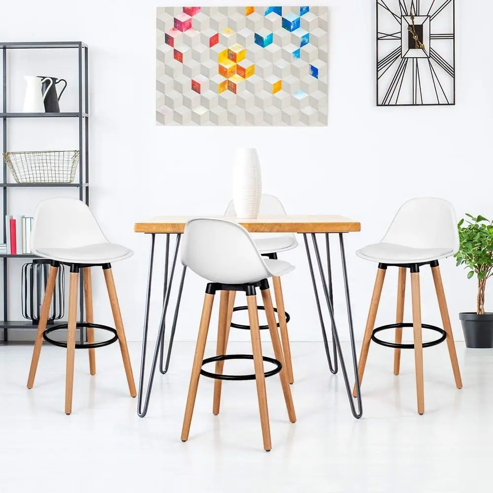 ชุดเก้าอี้บาร์ 4 ตัวพร้อมเบาะห - Home Bar Stools บทวิจารณ์และราคา