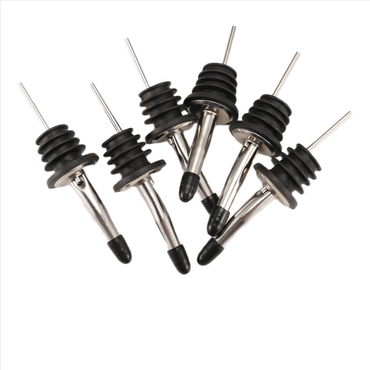 ชุดจุกก้านเหล็กสแตนเลส 6 ชิ้น, - Speed Pourer Cap บทวิจารณ์และราคา