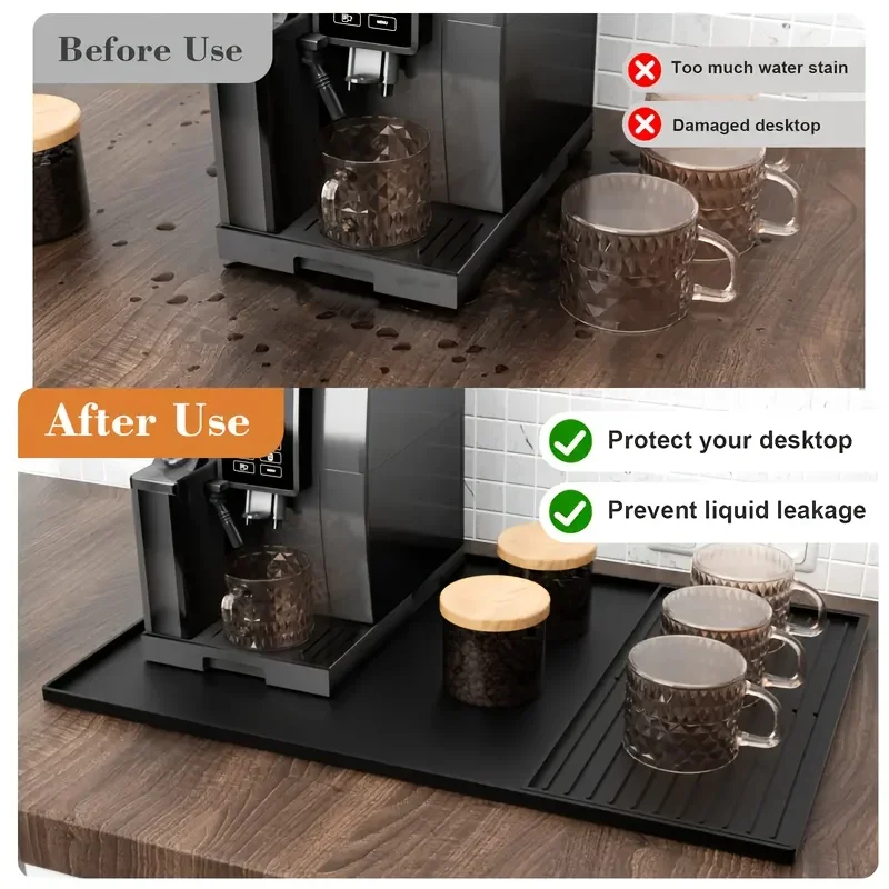 แผ่นรองบาร์กาแฟซิลิโคน 2-in-1  - Home Bar And Counter บทวิจารณ์และราคา