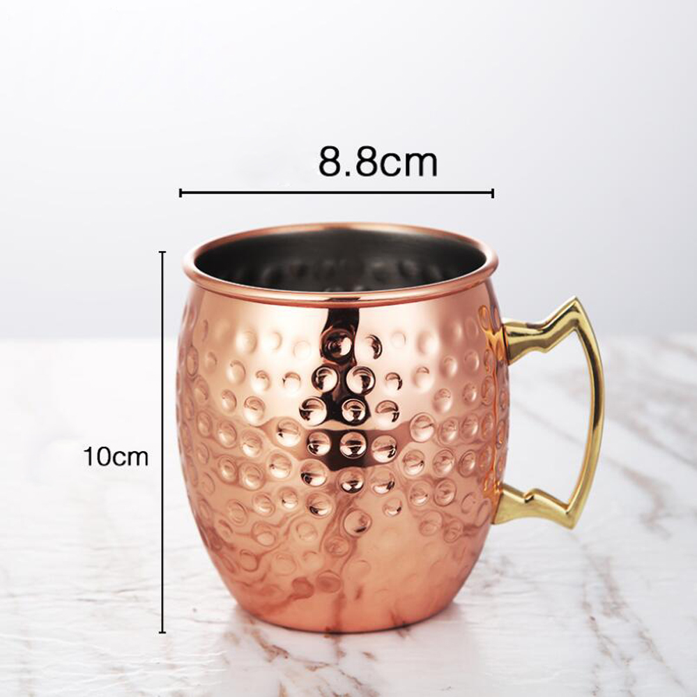 530ML สแตนเลสมอสโก MULE แก้วเบ - Mule Copper Mug บทวิจารณ์และราคา