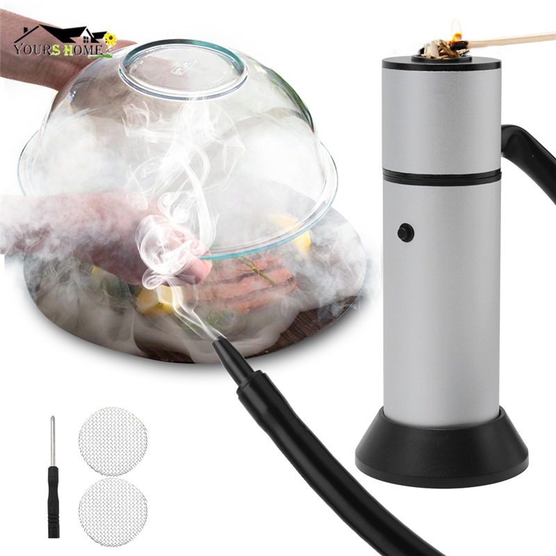 1 ชุดอาหารเย็นควันเครื่องกําเน - Smoking Gun Kit บทวิจารณ์และราคา