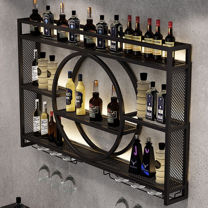 ชั้นวางไวน์ติดผนัง ตู้เก็บไวน์ - Home Bar Stand บทวิจารณ์และราคา