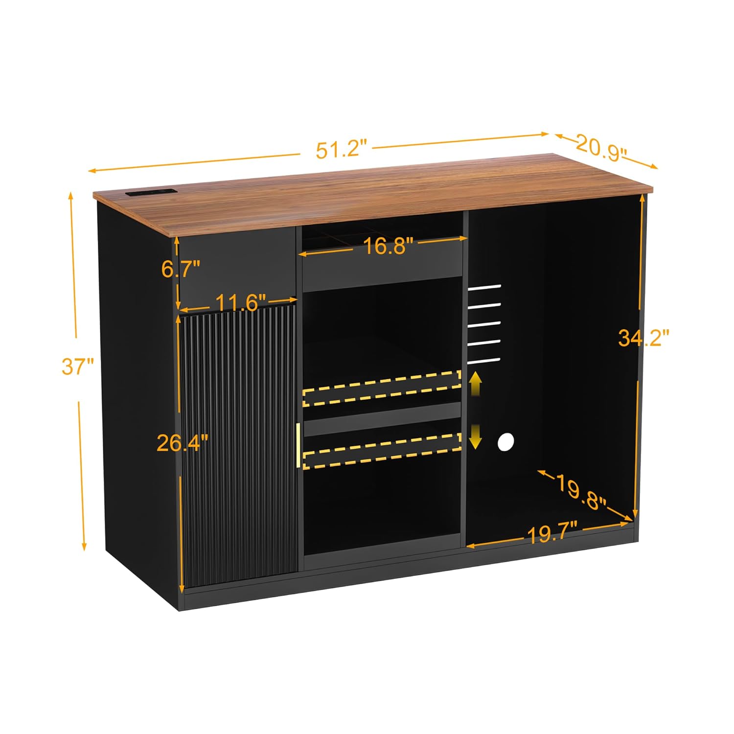 ตู้เก็บของแบบมีช่องแช่เย็น ชั้ - Home Bar Shelves บทวิจารณ์และราคา