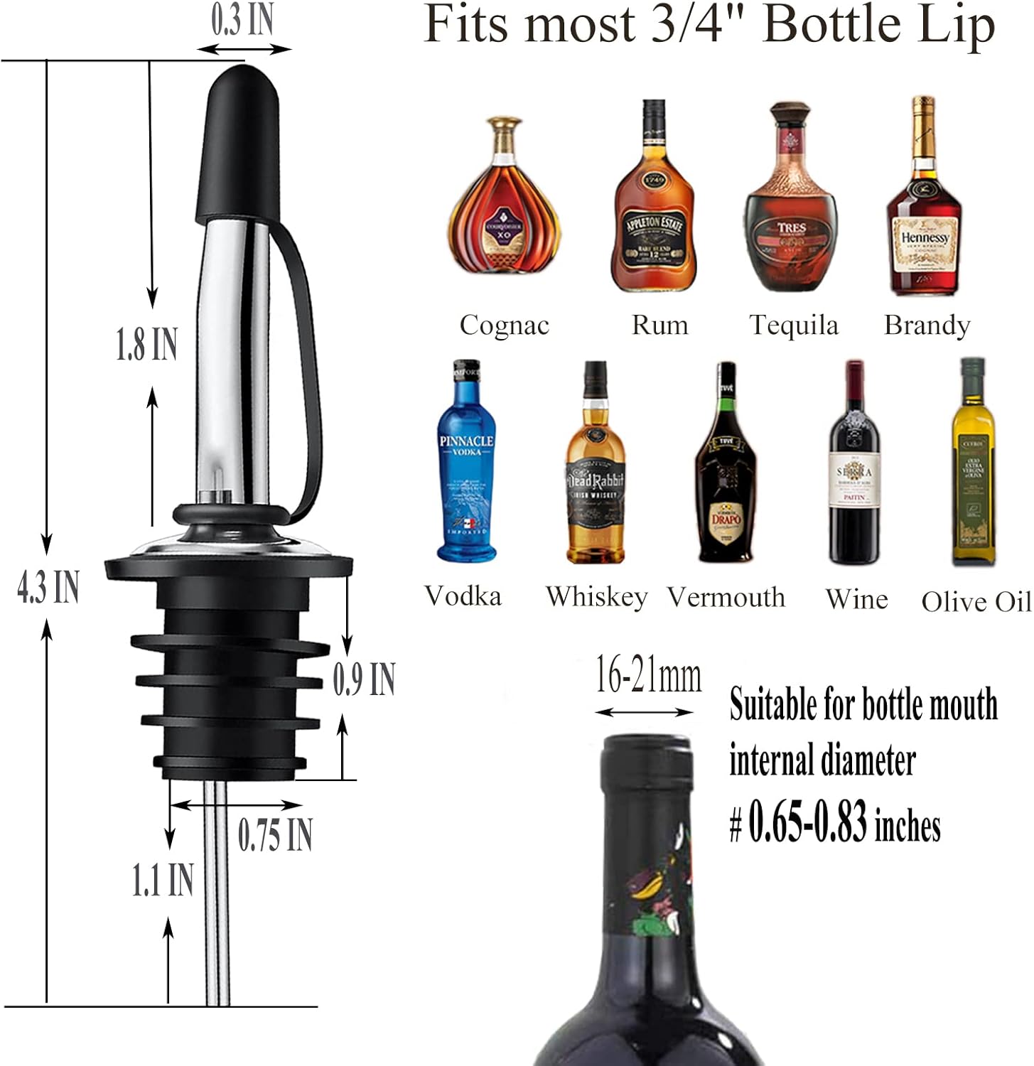 ชุดจุกก๊อกเท้าเหล้า 12 ชิ้น พร - Speed Pourer Cap บทวิจารณ์และราคา