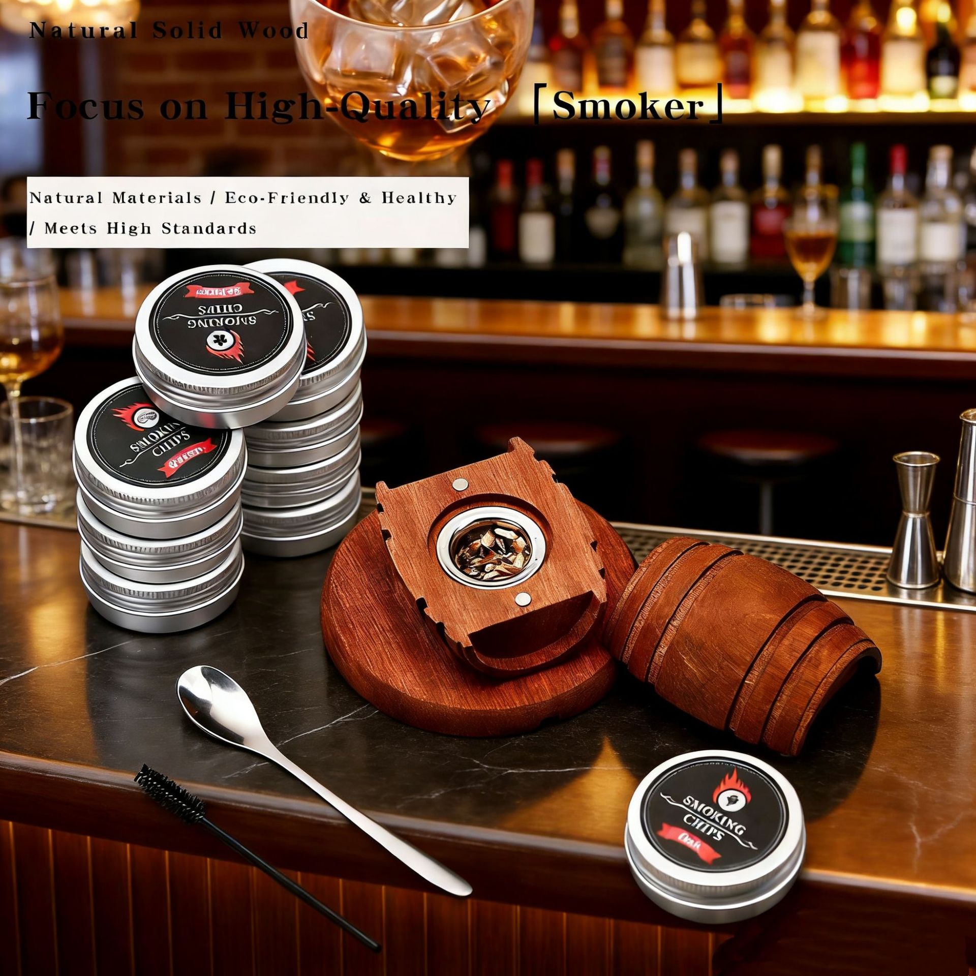ชุดรมควันวิสกี้ กล่องรมควันไม้ - Smoking Gun Kit บทวิจารณ์และราคา