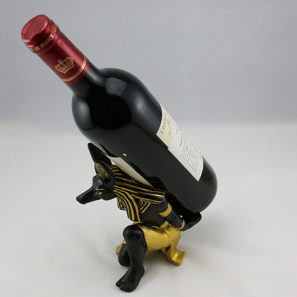 ชั้นวางไวน์เรซินรูปอนูบิสสุดสร - Home Bar Stand บทวิจารณ์และราคา