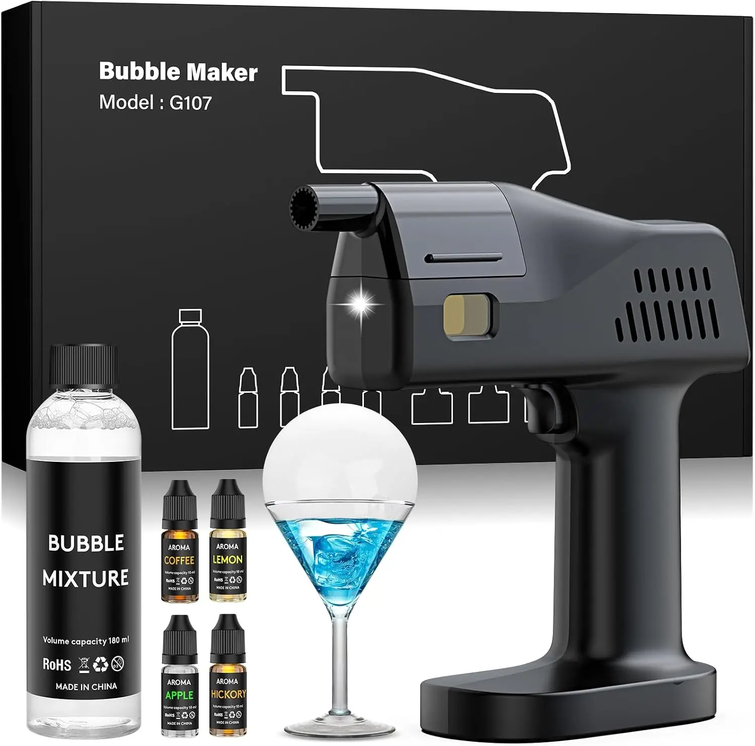 ชุดปืนพ่นควันและฟองสบู่สำหรับค - Smoking Gun Kit บทวิจารณ์และราคา